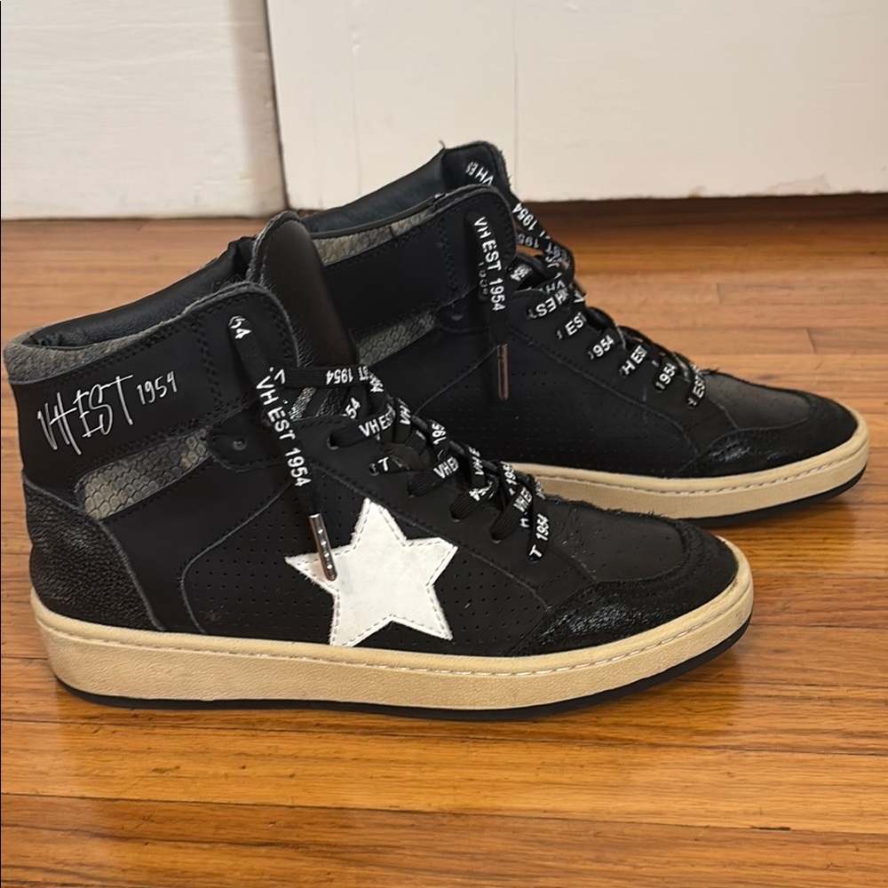 Vintage Havana High-Top Sneakers